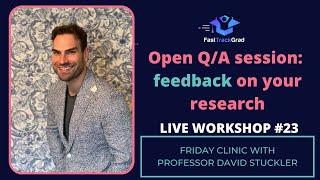 FastTrack LIVE Workshop #23: Feedback on your research