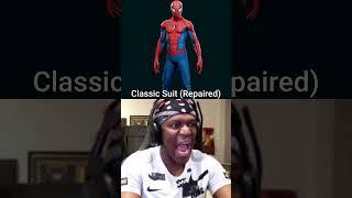 Marvel's Spiderman Suits | Ranking Part 1 #shorts #marvelspiderman