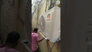 GREE 2 Ton AC Installation || Split AC Fitting with Vacuum