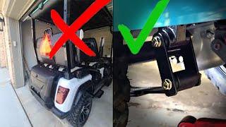 Golf Cart Too Big For Your Garage? We Have The Solution!