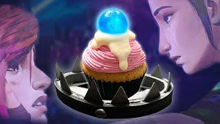 How to Make ARCANE Cupcakes - Caitlyn x Vi from League of Legends | Feast of Fiction