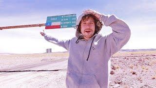 Crossing the border from ARGENTINA to CHILE on foot 