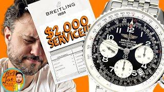 Breitling Service BEFORE and AFTER: Navitimer A23322