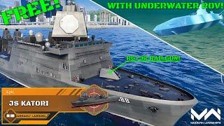 July Battlepass Ship! JS Katori With New Mechanism! Underwater ROV! | Modern Warships Alpha Test