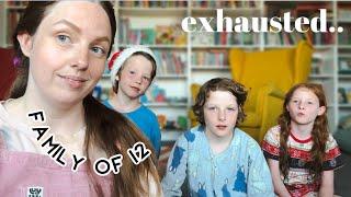 COMPLETELY EXHAUSTED! | Family of 12 w/ Twins + Triplets