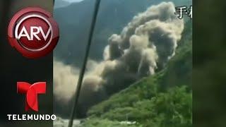 Derrumbe en China causó estragos | Al Rojo Vivo | Telemundo