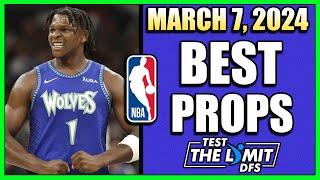 5-1 RUN! My 3 Best NBA Prizepicks Prop Picks for Thursday, March 7th!