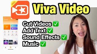 HOW TO EDIT VIDEOS USING VIVA VIDEO 2020 (English) | Basic Editing