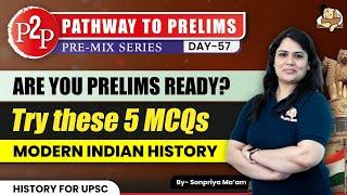 Try Answering These 5 MCQs of Modern Indian History | UPSC CSE 2025 | Sleepy Classes IAS