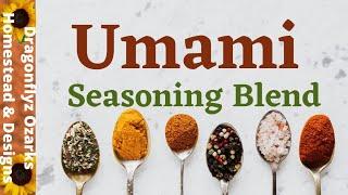 Umami Seasoning Spice Blend How-To DIY