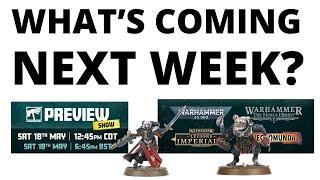 GW Confirms Warhammer 40K Reveals Next Week - What Will We See?