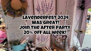 Lavenderfest 2024 Recap & After Party 20% off Sale! Shop the collection!