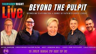 Beyond the Pulpit: Leaders of LGBTQ Affirming churches sharing their Challenges and Triumphs