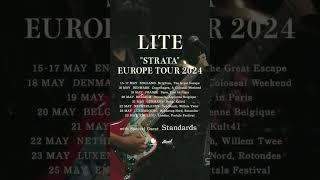 “STRATA” EUROPE TOUR kicks off next week!! #LITE