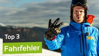 3 typische Fahrfehler beim Skifahren und wie Du sie vermeiden kannst