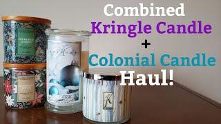 Combined Kringle Candle and Colonial Candle Haul