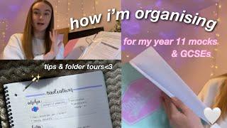 how i’m organising for year 11 mocks & GCSEs 2022 | folder tours & organisation tips