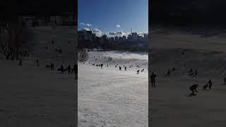 What Canadians do after a snowstorm #chill #ski #snow #supershy #snowfun