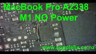 MacBook M1 A2338 NO Power | CD3217B12 UF400 | UF260 | Replacement | Burnt L7800 at U7700 | AppleFix
