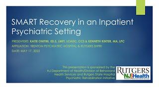 PREP Webinar: SMART Recovery in an Inpatient Psychiatric Setting