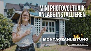  #Mini-Photovoltaikanlage: Schritt-für-Schritt-Montageanleitung für ein Gartenhaus️