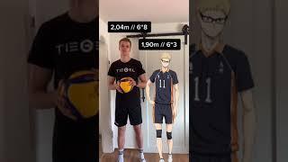 How tall am I compared to Haikyuu Characters? ‍️