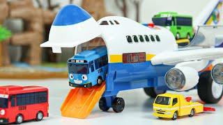 타요 카고 비행기 장난감으로 자동차를 싣고가요 Tayo Cargo Airplane and Mini TayoBus Toy