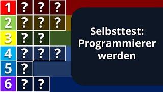 Hast du das Zeug zum Programmierer? - Selbsttest