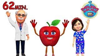 An Apple A Day Rhymes Song with Lyrics & more English Nursery Rhymes Songs Collection | Mum Mum TV