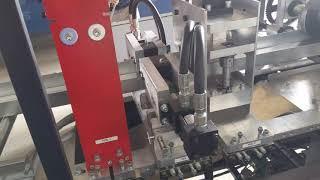 US Frame Factory Roll Forming Machine KFS-1622-E showing punching, dimpling, and shearing