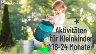 Montessori-inspirierte Aktivitäten für Kleinkinder 18-24 Monate