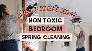 SPRING CLEANING BEDROOM USING ALL NATURAL DIY PRODUCTS | Deep Clean Bedroom With Me 2021, Non Toxic