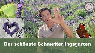 3 Wege zum schönsten Schmetterlingsgarten, Dekotipp Lavendel, Lavendelherz, Tischdeko mit Lavendel