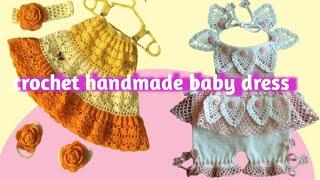 Crochet Handmade Baby Dress|Crochet Latest Dress Design For Baby Girl 2023 #viral