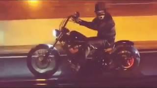 Radical MC   Harley Davidson FXS Black line Dark custom Radical choppers