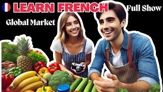 TEF and DELF Learn French: Hilarious Market Conversation I A2 French Conversation I Funny Story 