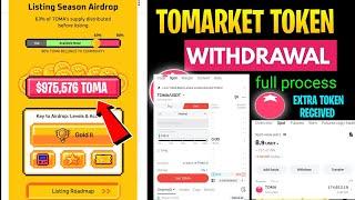 Tomarket $TOMA received On Bitget | Tomarket Withdrawal full process | Tomarket new update today