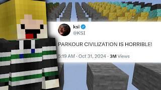 KSI Just DESTROYED Parkour Civilization...