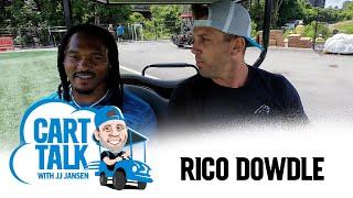 Panthers Running back Rico Dowdle puts his GM hat.| Cart Talk with JJ Jansen | Carolina Panthers