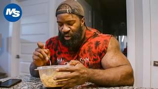 Cheat Meals with Pro Bodybuilders | Cheesy Shrimp Pasta | Jairus Propst