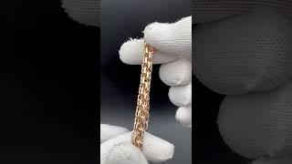 Золотой браслет Бисмарк #egjeweler #handmade #назаказ #gold #золотые_украшения #bracelet