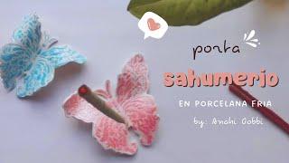 PORTA SAHUMERIO EN PORCELANA FRIA - DIY - FACIL - PASO A PASO