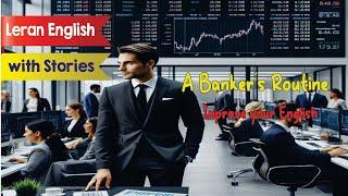 A Banker's Routine | Learn English with Stories | Improve your English |Speaking & Listening Skills