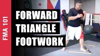Basic Forward Triangle Footwork & Applications | Kali | Eskrima | Arnis | FMA 101 EP 05