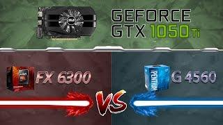 FX 6300 VS G4560 (GTX 1050 Ti) 10 Games 1080p Benchmarks