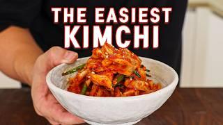 The Easiest SMALL BATCH Kimchi Ever l Green Cabbage Kimchi