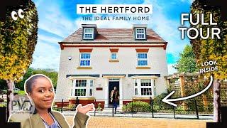 HOUSE TOUR INSIDE a GORGEOUS  4Bed New Home Touring The Hertford David Wilson Homes | Property Tour