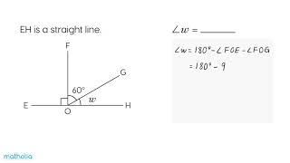 Angles on a Straight Line