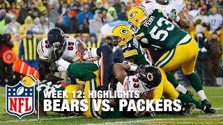 Bears Spoil Brett Favre's Retirement Ceremony in Lambeau | Week 12, 2015 Highlights | NFL