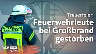 Sankt Augustin: Gedenken an Feuerwehrleute | Aktuelle Stunde